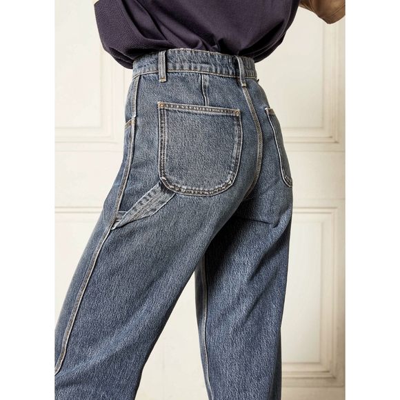 Boyish The Ziggy Boyfriend Carpenter Organic Denim Cargo Jeans - Picture 8 of 10